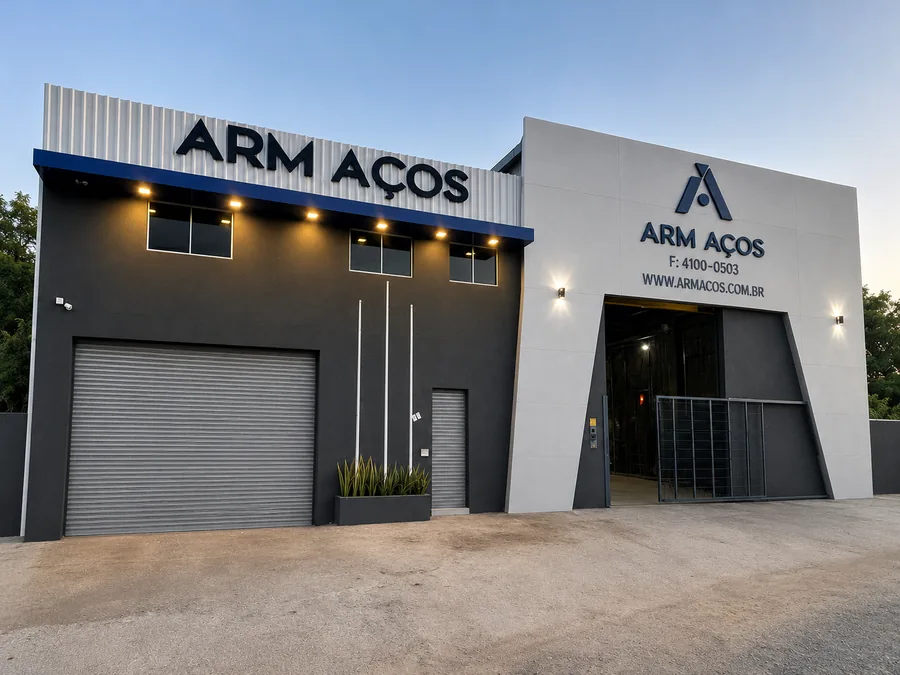 Fachada da ARM AÇOS